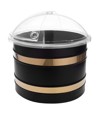 2 Metal Kuruyemiş Baharat Zeytin Kovası Döner Kapaklı Leğenli Takım