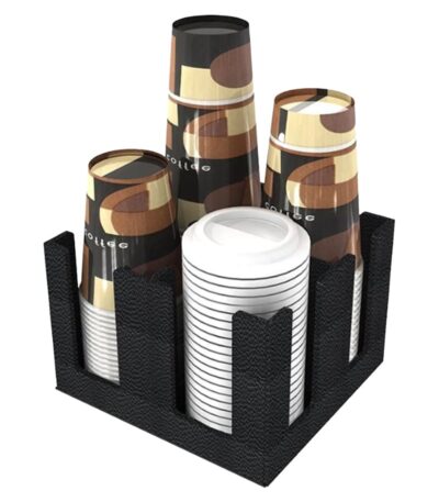 4 Gözlü Karton Kapak/Bardak Standı